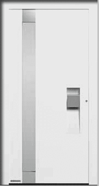Двери входные алюминиевые ThermoCarbon Hormann - Мотив 306 в Славянске-на-Кубани